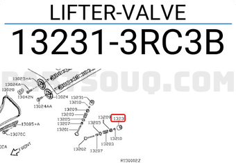 Nissan 132313RC3B LIFTER-VALVE