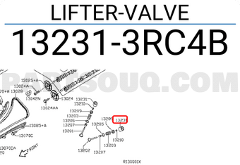 Nissan 132313RC4B LIFTER-VALVE