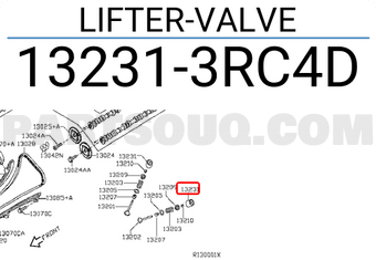 Nissan 132313RC4D LIFTER-VALVE