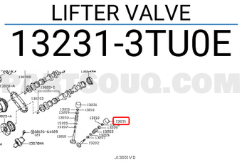 Nissan 132313TU0E LIFTER VALVE