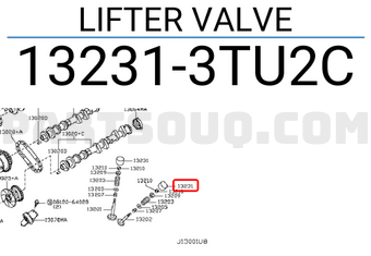 Nissan 132313TU2C LIFTER VALVE