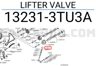 Nissan 132313TU3A LIFTER VALVE