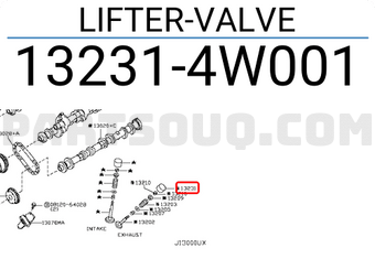 Nissan 132314W001 LIFTER-VALVE