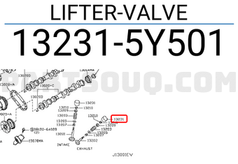 Nissan 132315Y501 LIFTER-VALVE
