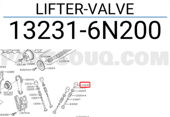 Nissan 132316N200 LIFTER-VALVE