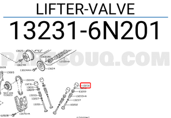 Nissan 132316N201 LIFTER-VALVE