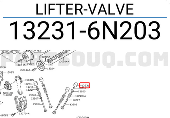 Nissan 132316N203 LIFTER-VALVE