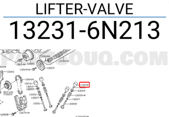 Nissan 132316N213 LIFTER-VALVE