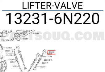 Nissan 132316N220 LIFTER-VALVE
