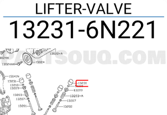 Nissan 132316N221 LIFTER-VALVE