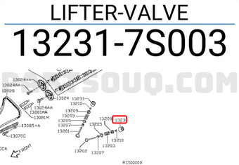 Nissan 132317S003 LIFTER-VALVE
