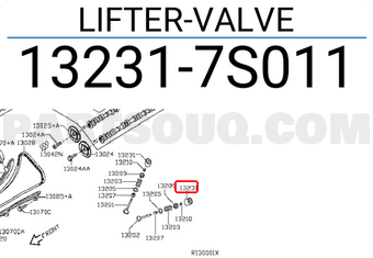 Nissan 132317S011 LIFTER-VALVE