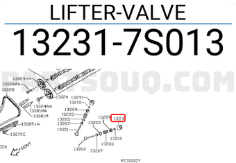 Nissan 132317S013 LIFTER-VALVE