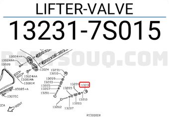 Nissan 132317S015 LIFTER-VALVE