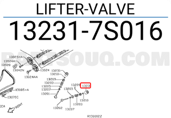 Nissan 132317S016 LIFTER-VALVE