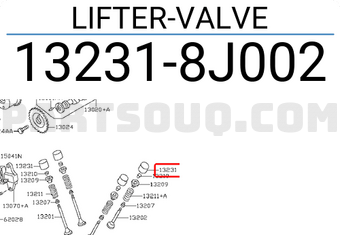 Nissan 132318J002 LIFTER-VALVE