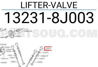 Nissan 132318J003 LIFTER-VALVE