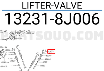 Nissan 132318J006 LIFTER-VALVE