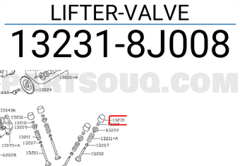 Nissan 132318J008 LIFTER-VALVE