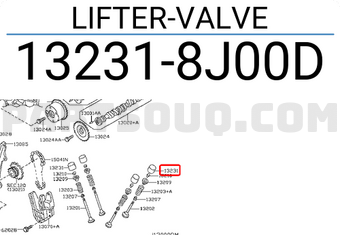 Nissan 132318J00D LIFTER-VALVE