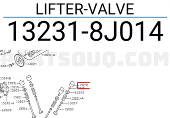 Nissan 132318J014 LIFTER-VALVE