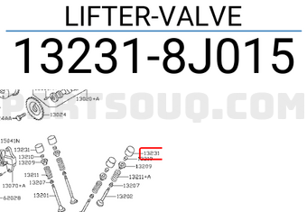 Nissan 132318J015 LIFTER-VALVE