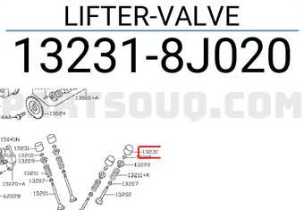 Nissan 132318J020 LIFTER-VALVE