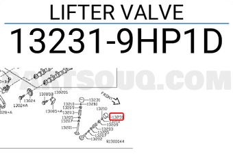 Nissan 132319HP1D LIFTER VALVE