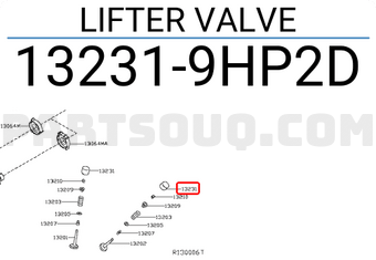 Nissan 132319HP2D LIFTER VALVE
