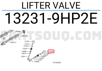 Nissan 132319HP2E LIFTER VALVE