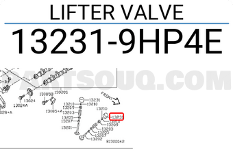 Nissan 132319HP4E LIFTER VALVE