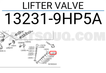 Nissan 132319HP5A LIFTER VALVE