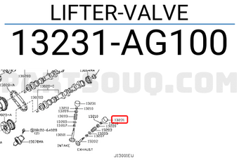 Nissan 13231AG100 LIFTER-VALVE
