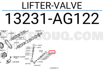 Nissan 13231AG122 LIFTER-VALVE