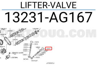 Nissan 13231AG167 LIFTER-VALVE