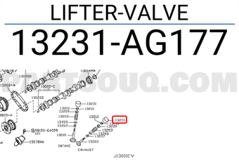 Nissan 13231AG177 LIFTER-VALVE