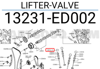 Nissan 13231ED002 LIFTER-VALVE
