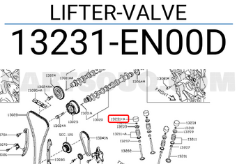 Nissan 13231EN00D LIFTER-VALVE