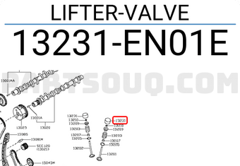 Nissan 13231EN01E LIFTER-VALVE