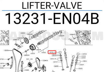 Nissan 13231EN04B LIFTER-VALVE