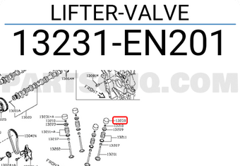Nissan 13231EN201 LIFTER-VALVE