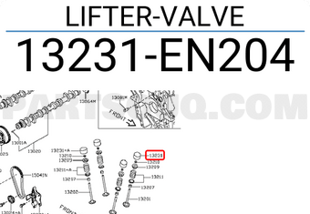Nissan 13231EN204 LIFTER-VALVE