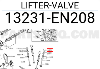 Nissan 13231EN208 LIFTER-VALVE