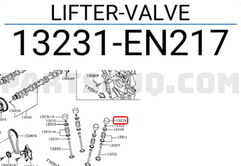 Nissan 13231EN217 LIFTER-VALVE