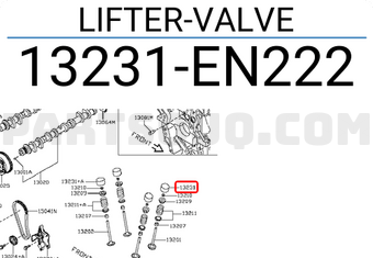 Nissan 13231EN222 LIFTER-VALVE