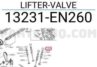 Nissan 13231EN260 LIFTER-VALVE