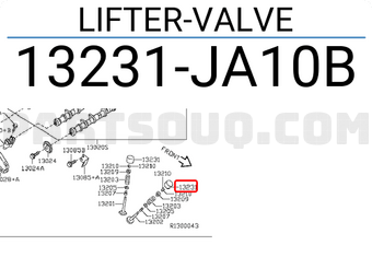 Nissan 13231JA10B LIFTER-VALVE