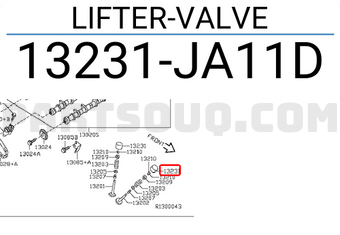 Nissan 13231JA11D LIFTER-VALVE