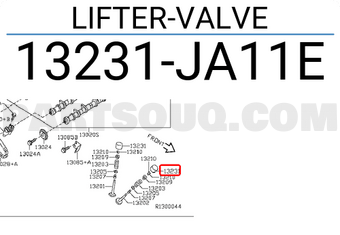 Nissan 13231JA11E LIFTER-VALVE