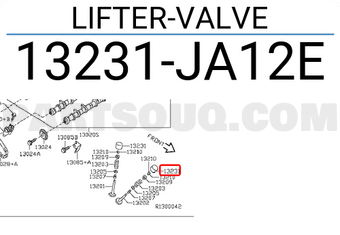 Nissan 13231JA12E LIFTER-VALVE